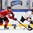 HELSINKI, FINLAND - DECEMBER 29: Canada's Travis Konecny #17 reaches to pull the puck away from Switzerland's Denis Malgin #13 during preliminary round action at the 2016 IIHF World Junior Championship. (Photo by Matt Zambonin/HHOF-IIHF Images)

